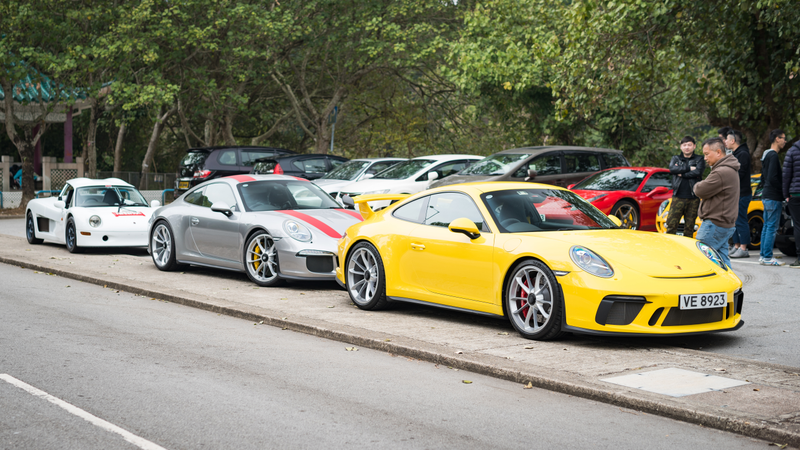 Porsches too, they love Porsches here.